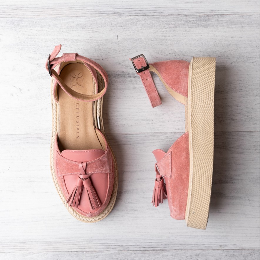     Pantofi - Augustino - Pink combo